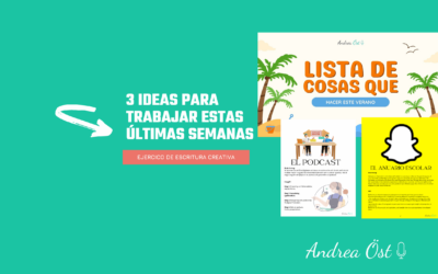 Actividades para las últimas clases con los novenos.