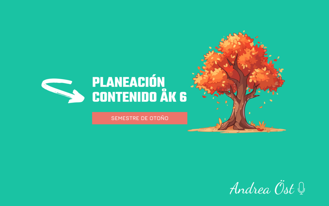 Planeación pedagógica de español åk 6 semestre de otoño.