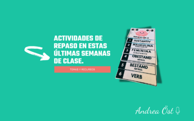 Actividades de repaso para los últimos  días de clases.