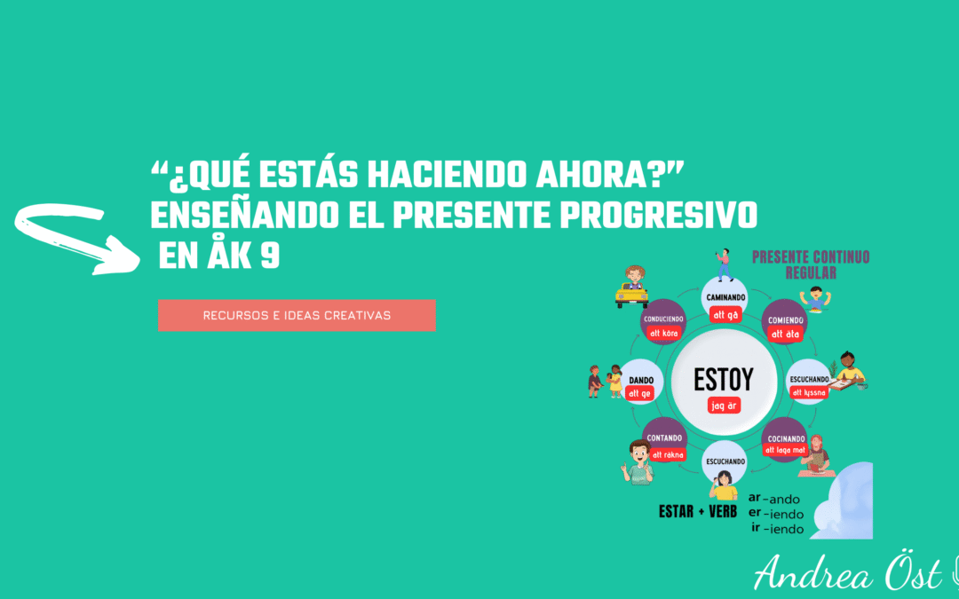 “¿Qué estás haciendo ahora?” Enseñando el presente progresivo en Åk 9