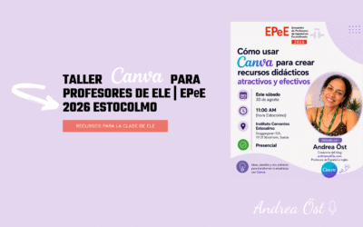 Taller Canva para profesores de ELE | EPeE 2026 Estocolmo